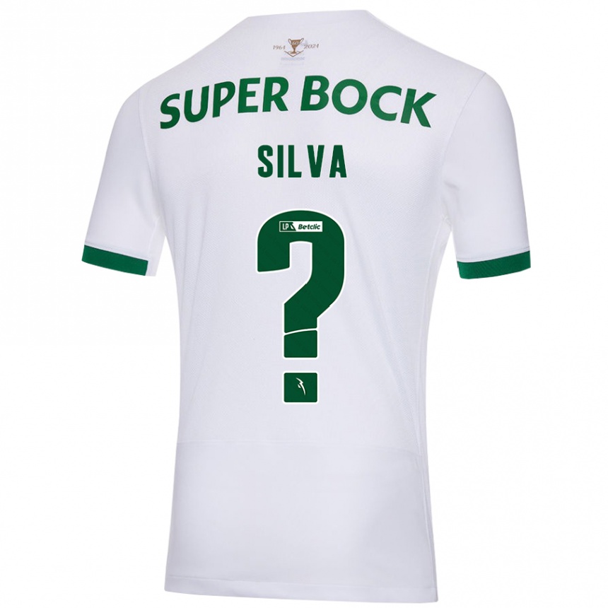 Kids Football Francisco Silva #0 White Green Away Jersey 2024/25 T-Shirt Australia