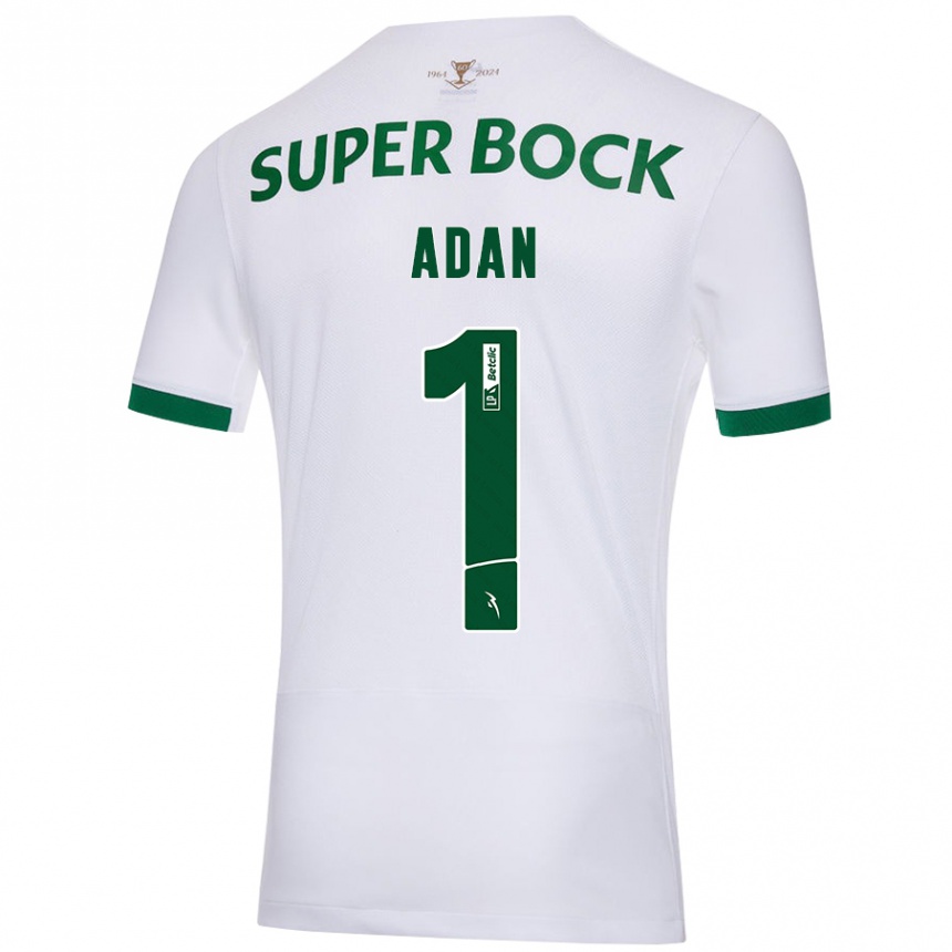 Kids Football Antonio Adán #1 White Green Away Jersey 2024/25 T-Shirt Australia