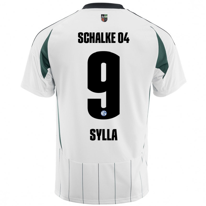 Kids Football Moussa Sylla #9 White Green Away Jersey 2024/25 T-Shirt Australia