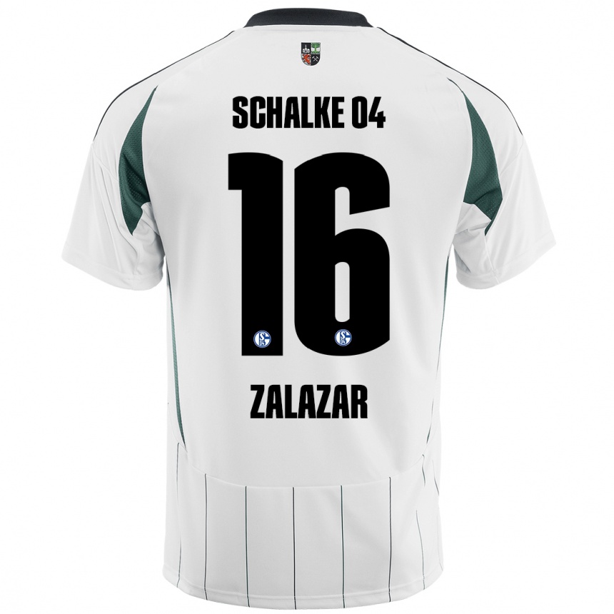 Kids Football Mauro Zalazar #16 White Green Away Jersey 2024/25 T-Shirt Australia