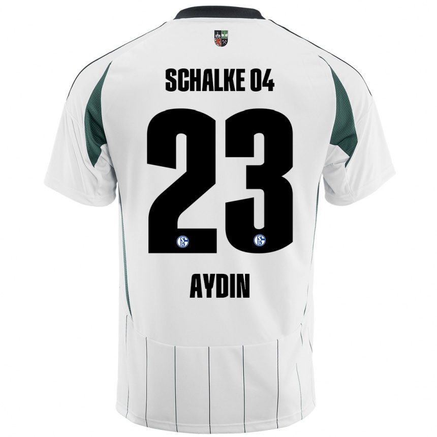 Kids Football Mehmet Aydın #23 White Green Away Jersey 2024/25 T-Shirt Australia