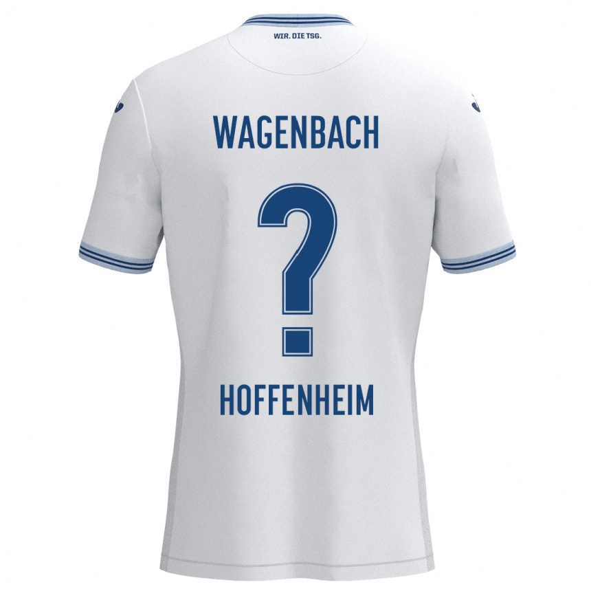 Kids Football Lion Wagenbach #0 White Blue Away Jersey 2024/25 T-Shirt Australia