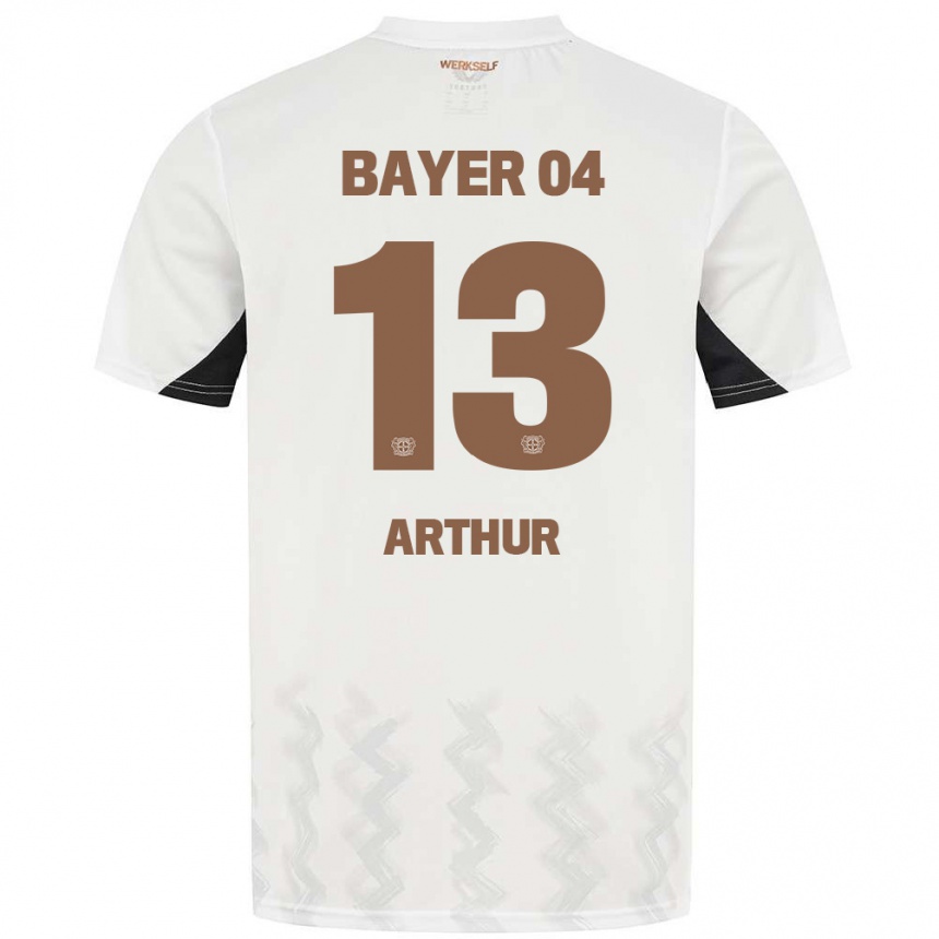 Kids Football Arthur #13 White Black Away Jersey 2024/25 T-Shirt Australia