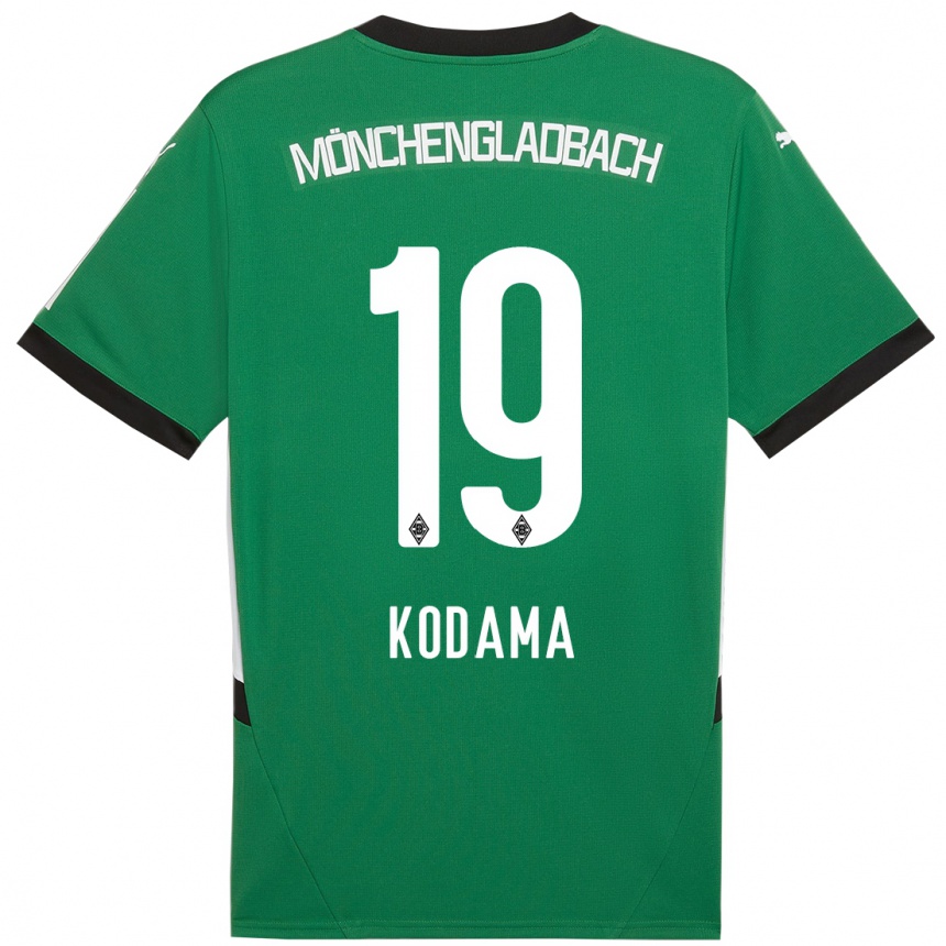 Kids Football Keiko Kodama #19 Green White Away Jersey 2024/25 T-Shirt Australia