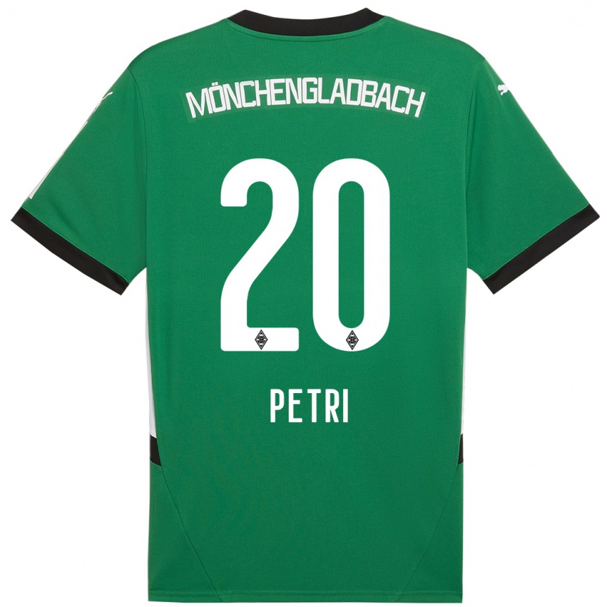 Kids Football Paula Petri #20 Green White Away Jersey 2024/25 T-Shirt Australia