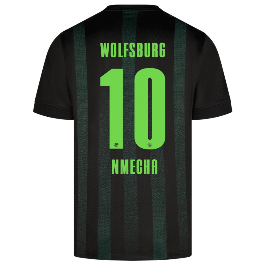 Kids Football Lukas Nmecha #10 Dark Green Away Jersey 2024/25 T-Shirt Australia