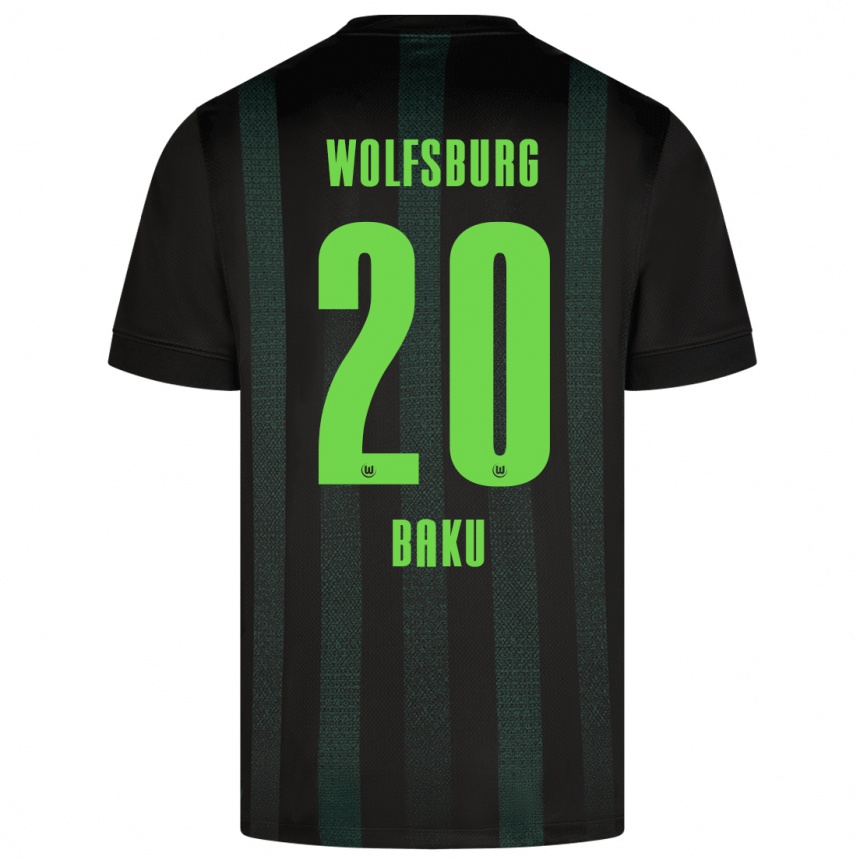 Kids Football Ridle Baku #20 Dark Green Away Jersey 2024/25 T-Shirt Australia