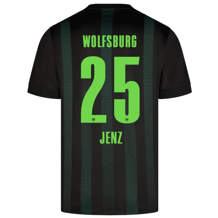 Kids Football Moritz Jenz #25 Dark Green Away Jersey 2024/25 T-Shirt Australia