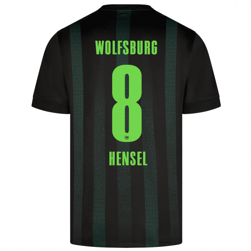 Kids Football Pharell Hensel #8 Dark Green Away Jersey 2024/25 T-Shirt Australia