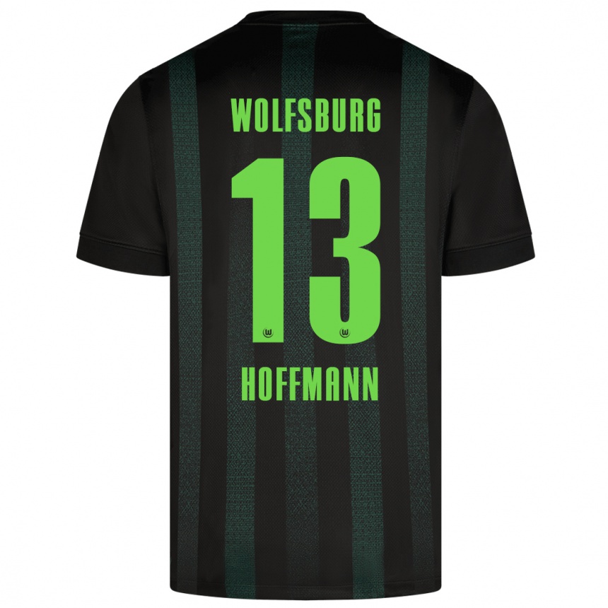 Kids Football Nils Hoffmann #13 Dark Green Away Jersey 2024/25 T-Shirt Australia