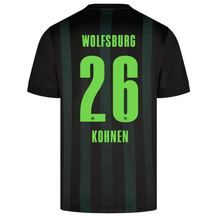 Kids Football Ben Kohnen #26 Dark Green Away Jersey 2024/25 T-Shirt Australia