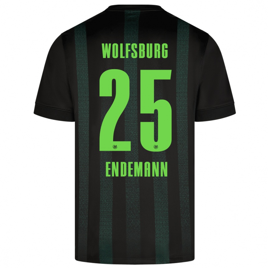 Kids Football Vivien Endemann #25 Dark Green Away Jersey 2024/25 T-Shirt Australia