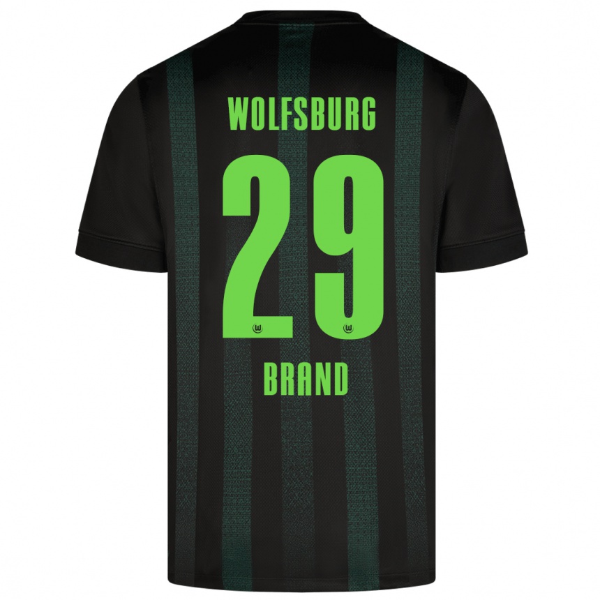 Kids Football Jule Brand #29 Dark Green Away Jersey 2024/25 T-Shirt Australia