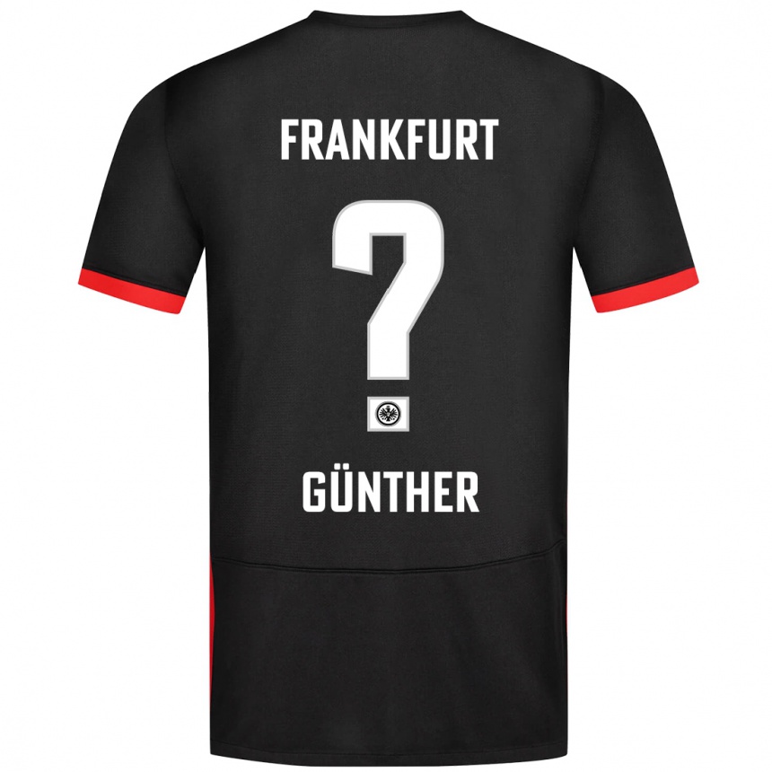 Kids Football Aaron Günther #0 Black Away Jersey 2024/25 T-Shirt Australia