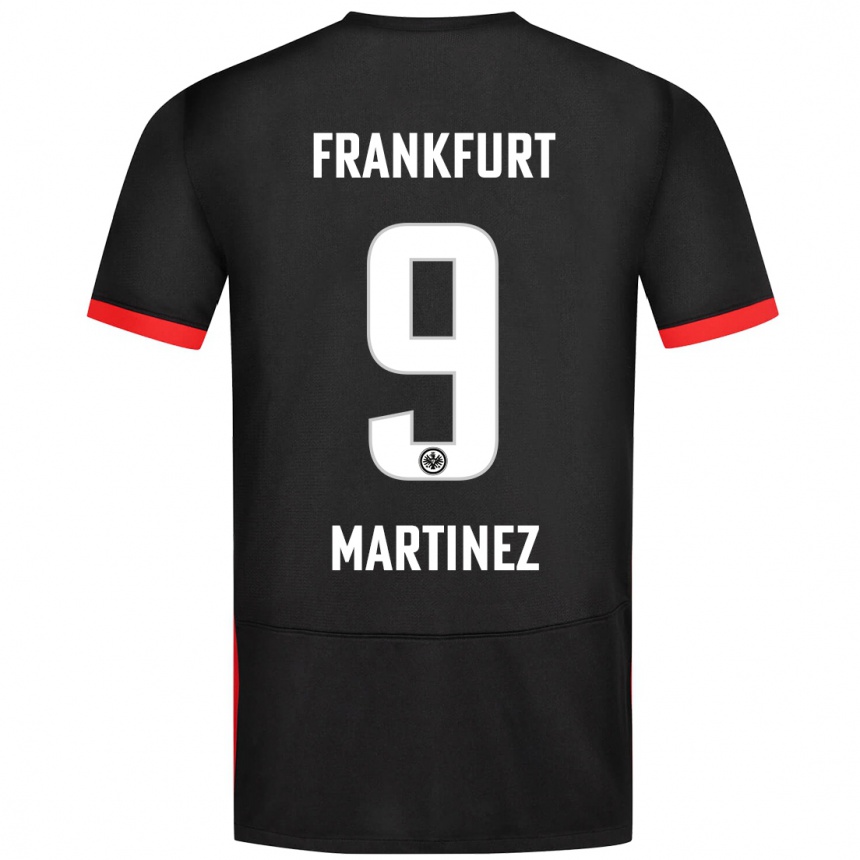 Kids Football Shekiera Martínez #9 Black Away Jersey 2024/25 T-Shirt Australia