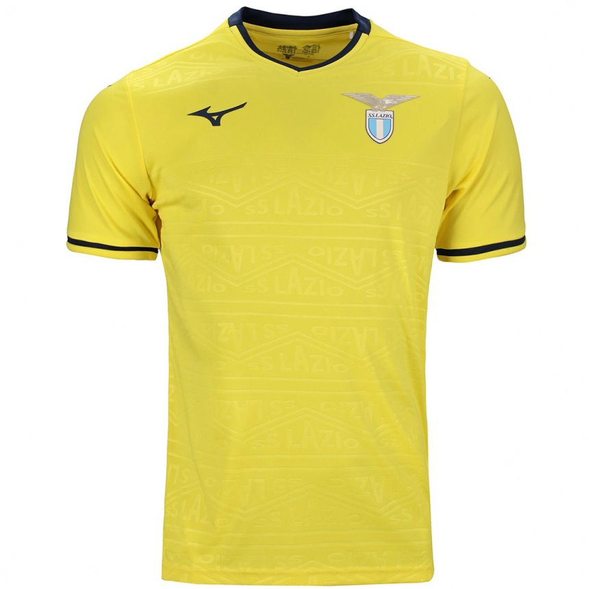 Kids Football Narcis Ilaș #0 Yellow Away Jersey 2024/25 T-Shirt Australia