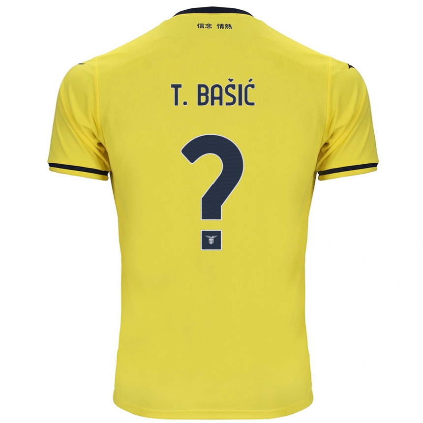 Kids Football Toma Basic #0 Yellow Away Jersey 2024/25 T-Shirt Australia