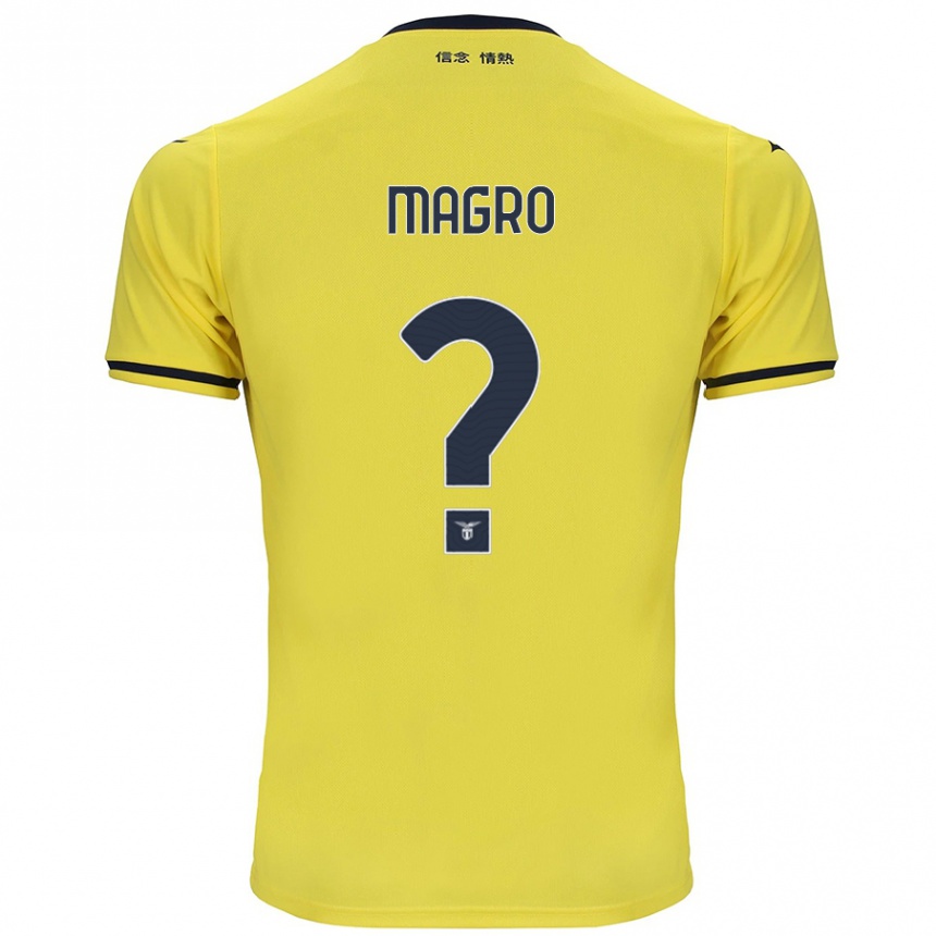 Kids Football Federico Magro #0 Yellow Away Jersey 2024/25 T-Shirt Australia