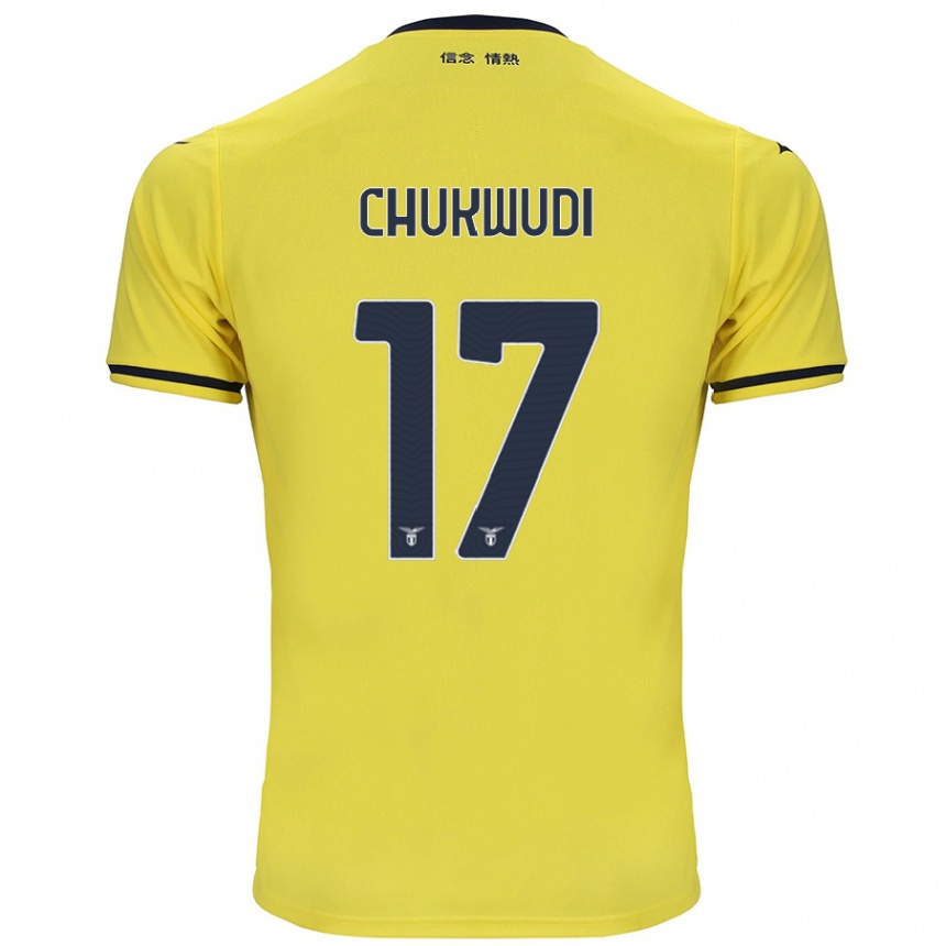 Kids Football Ogonna Franca Chukwudi #17 Yellow Away Jersey 2024/25 T-Shirt Australia