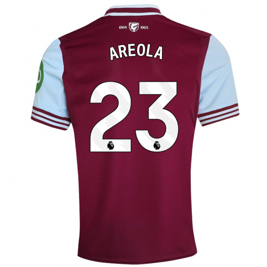 Men Football Alphonse Areola #23 Dark Red Home Jersey 2024/25 T-Shirt Australia