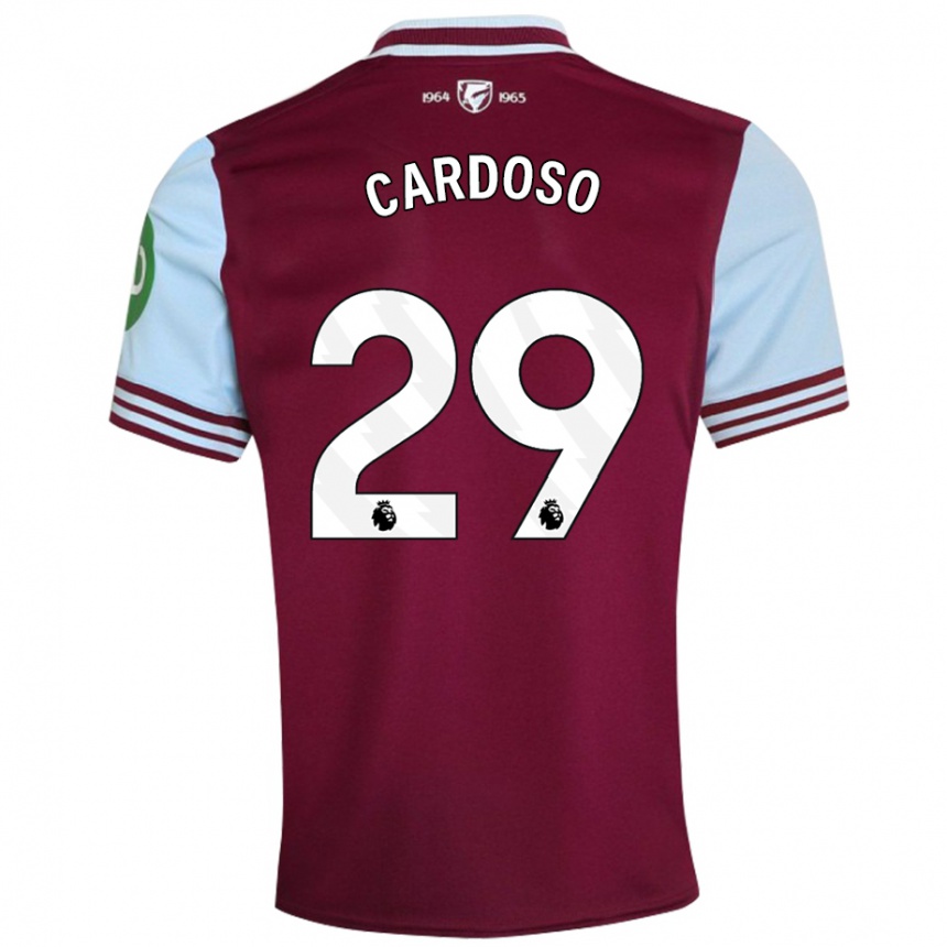 Men Football Goncalo Cardoso #29 Dark Red Home Jersey 2024/25 T-Shirt Australia