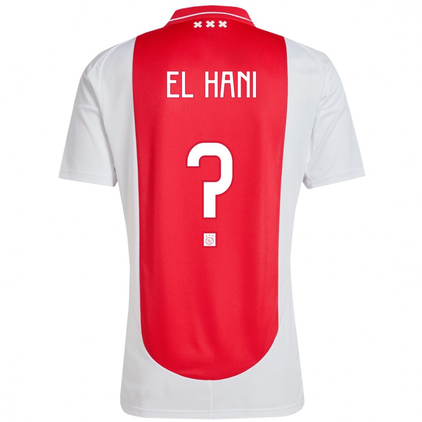 Men Football Aymean El Hani #0 Red White Home Jersey 2024/25 T-Shirt Australia