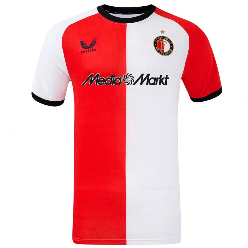 Men Football Tein Troost #49 Red White Home Jersey 2024/25 T-Shirt Australia