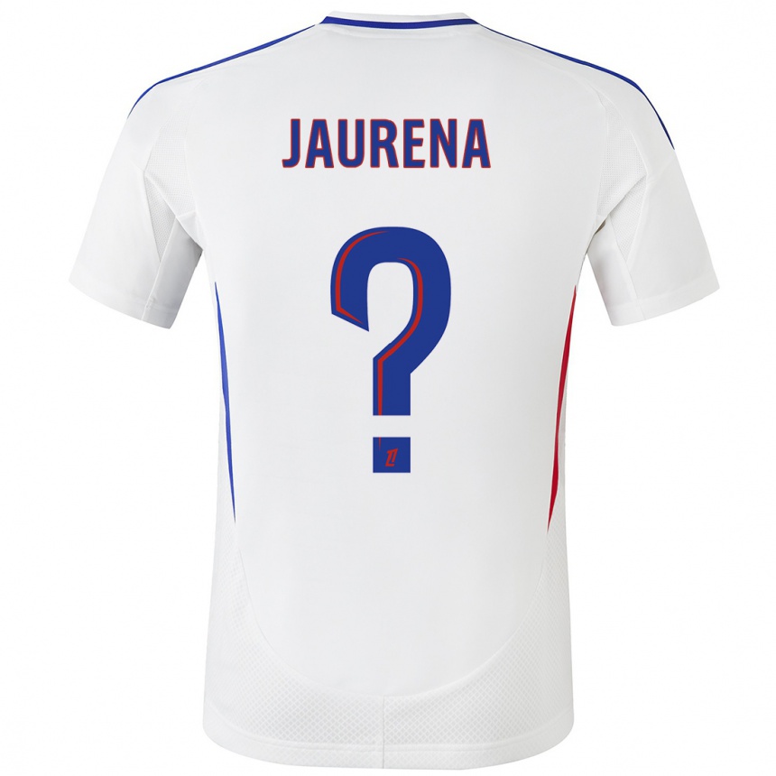 Men Football Ines Jaurena #0 White Blue Home Jersey 2024/25 T-Shirt Australia