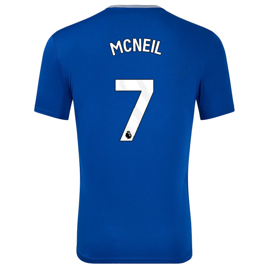 Men Football Dwight Mcneil #7 Blue With Home Jersey 2024/25 T-Shirt Australia