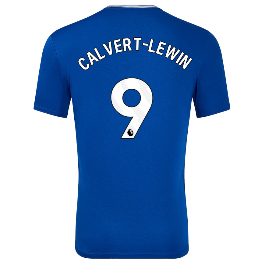 Men Football Dominic Calvert-Lewin #9 Blue With Home Jersey 2024/25 T-Shirt Australia