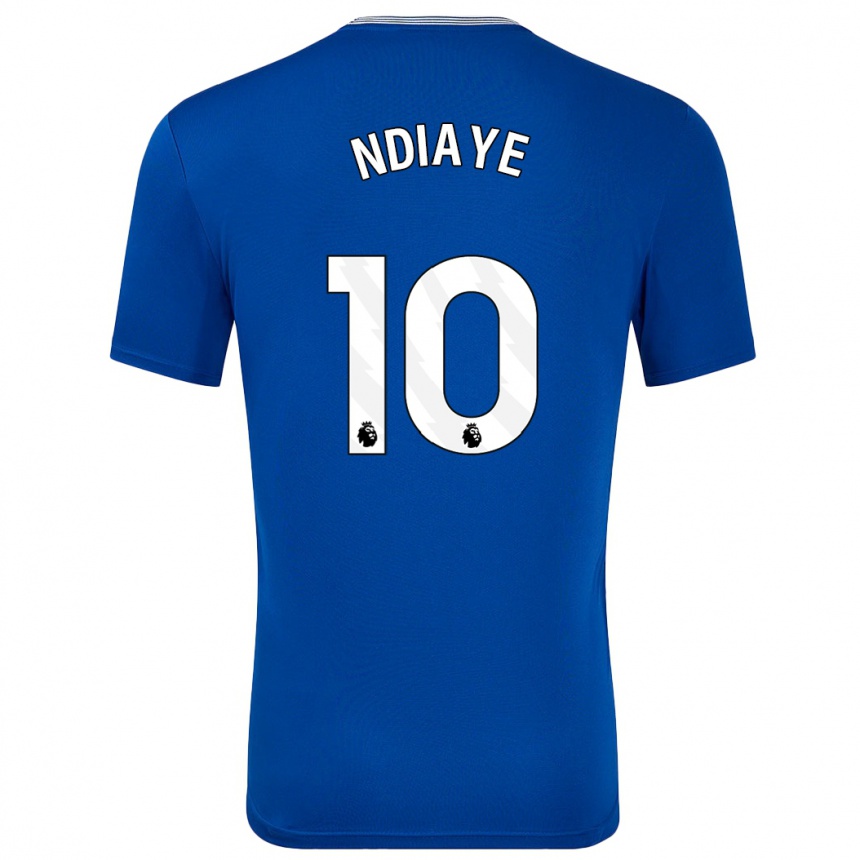 Men Football Iliman Ndiaye #10 Blue With Home Jersey 2024/25 T-Shirt Australia