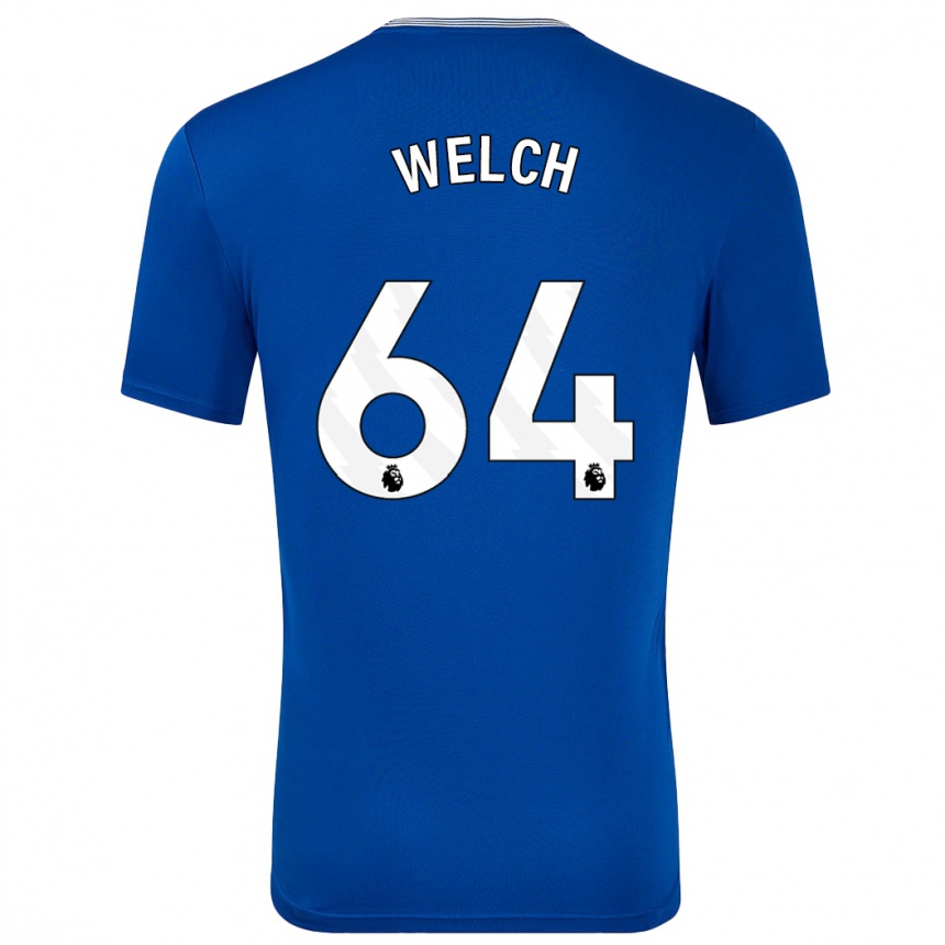 Men Football Reece Welch #64 Blue With Home Jersey 2024/25 T-Shirt Australia