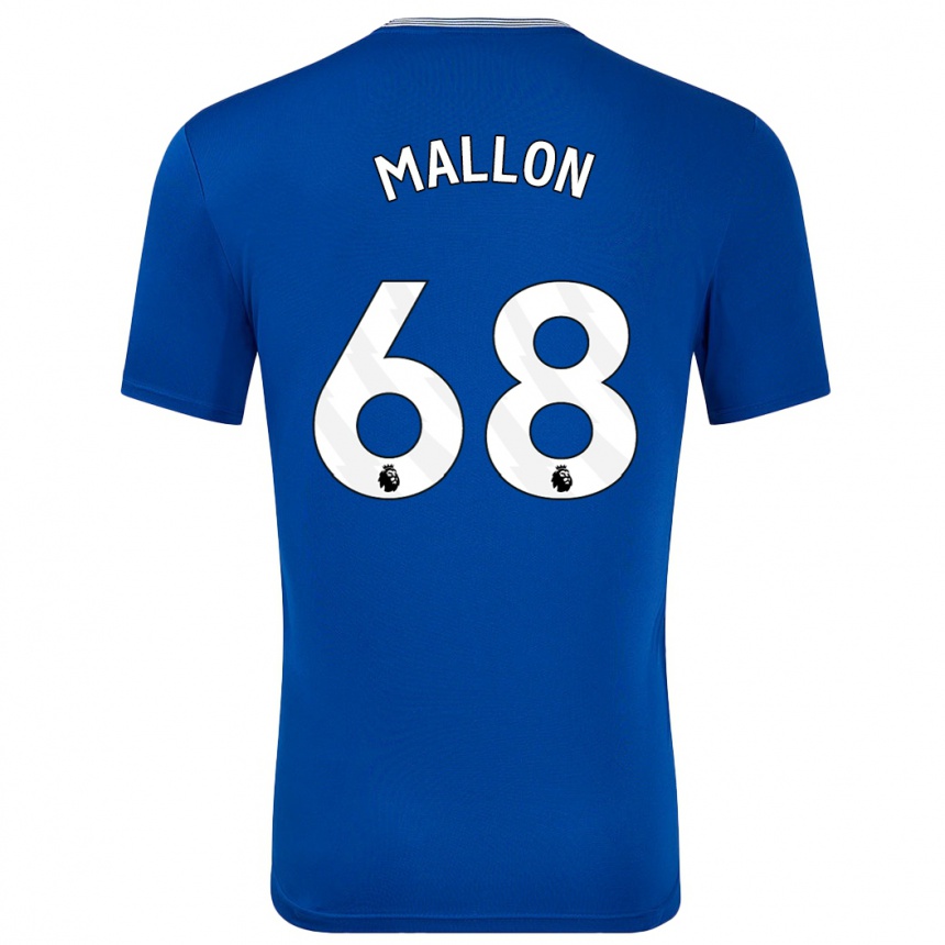 Men Football Mathew Mallon #68 Blue With Home Jersey 2024/25 T-Shirt Australia