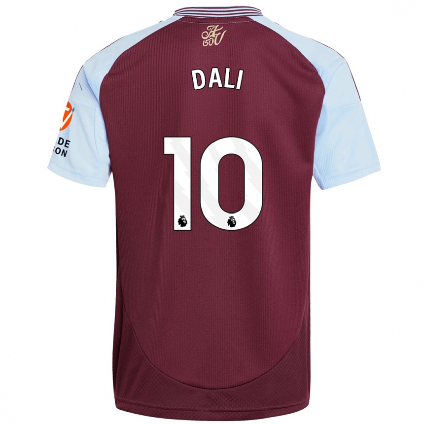 Men Football Kenza Dali #10 Burgundy Sky Blue Home Jersey 2024/25 T-Shirt Australia