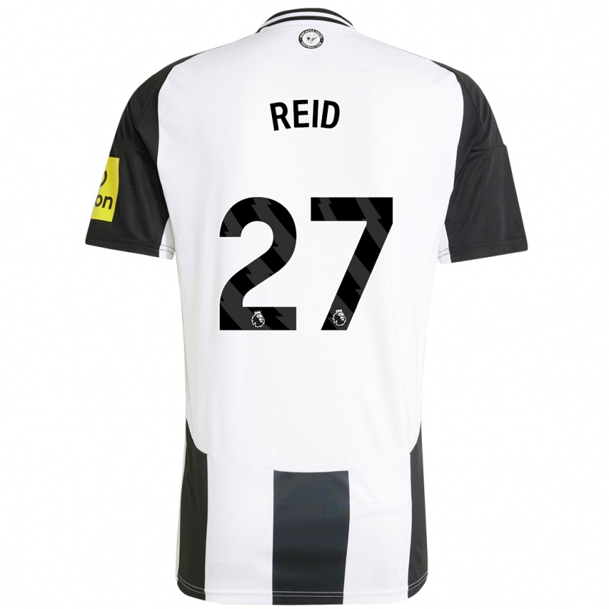 Men Football Hannah Reid #27 White Black Home Jersey 2024/25 T-Shirt Australia