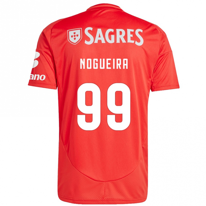 Men Football Beatriz Nogueira #99 Red White Home Jersey 2024/25 T-Shirt Australia