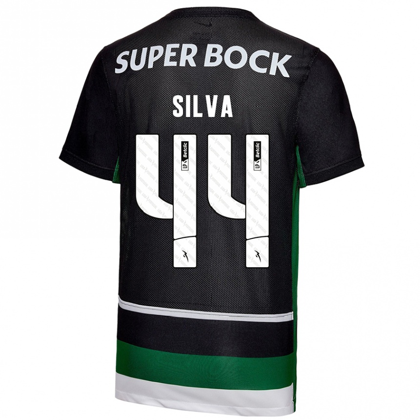 Men Football Pedro Silva #44 Black White Green Home Jersey 2024/25 T-Shirt Australia