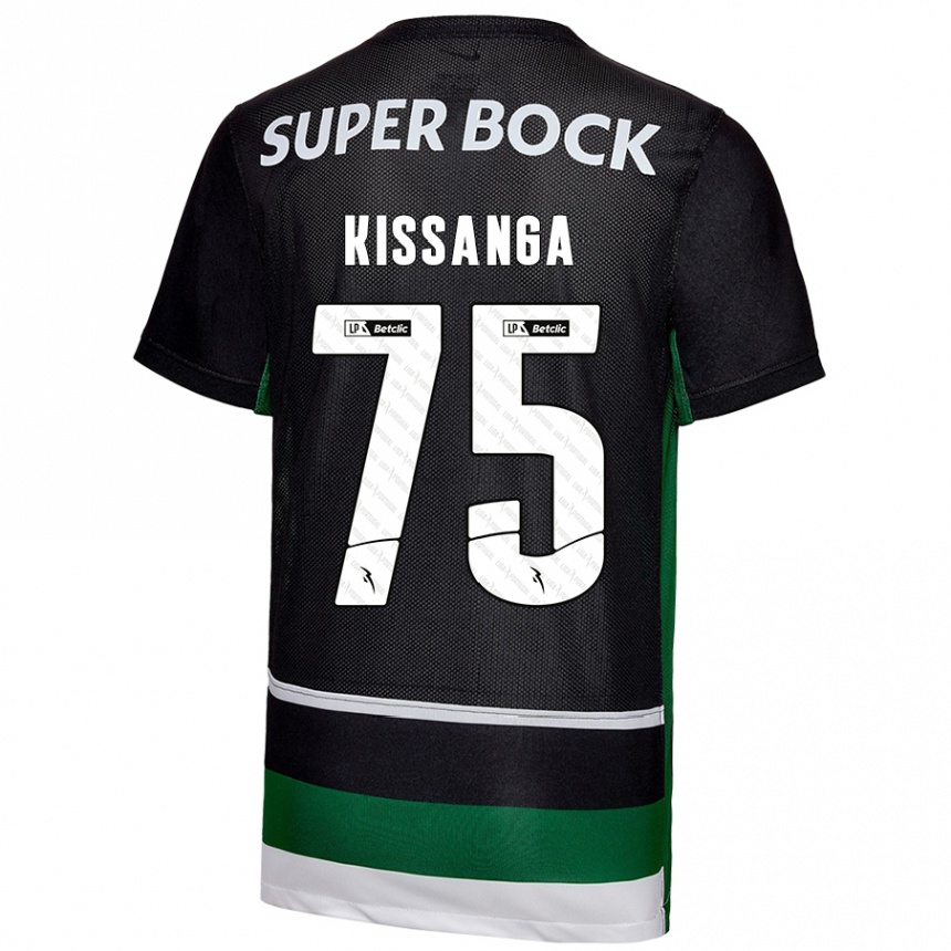 Men Football Manuel Kissanga #75 Black White Green Home Jersey 2024/25 T-Shirt Australia