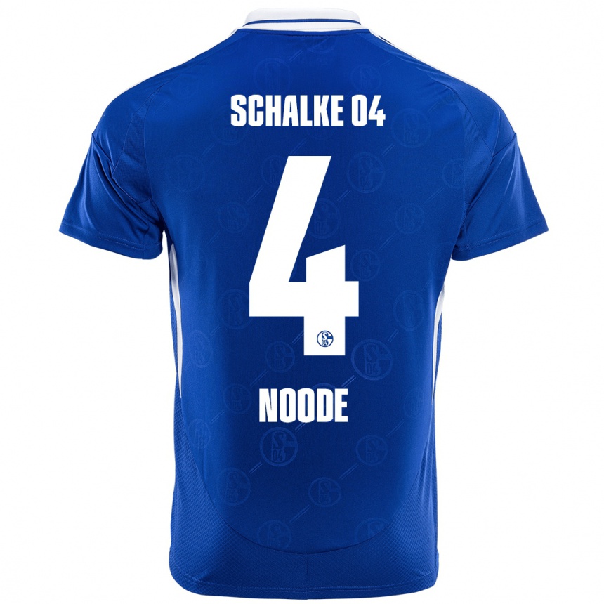 Men Football Steve Noode #4 Royal Blue Home Jersey 2024/25 T-Shirt Australia