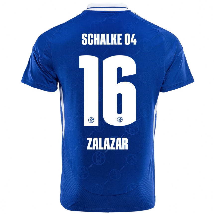 Men Football Mauro Zalazar #16 Royal Blue Home Jersey 2024/25 T-Shirt Australia