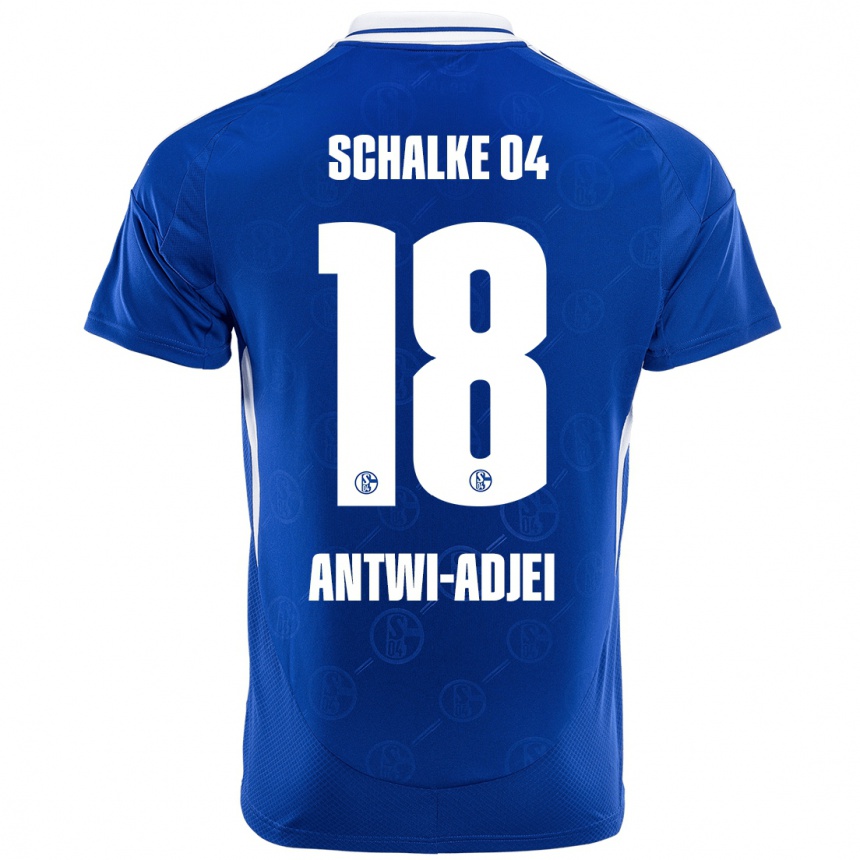 Men Football Christopher Antwi-Adjei #18 Royal Blue Home Jersey 2024/25 T-Shirt Australia