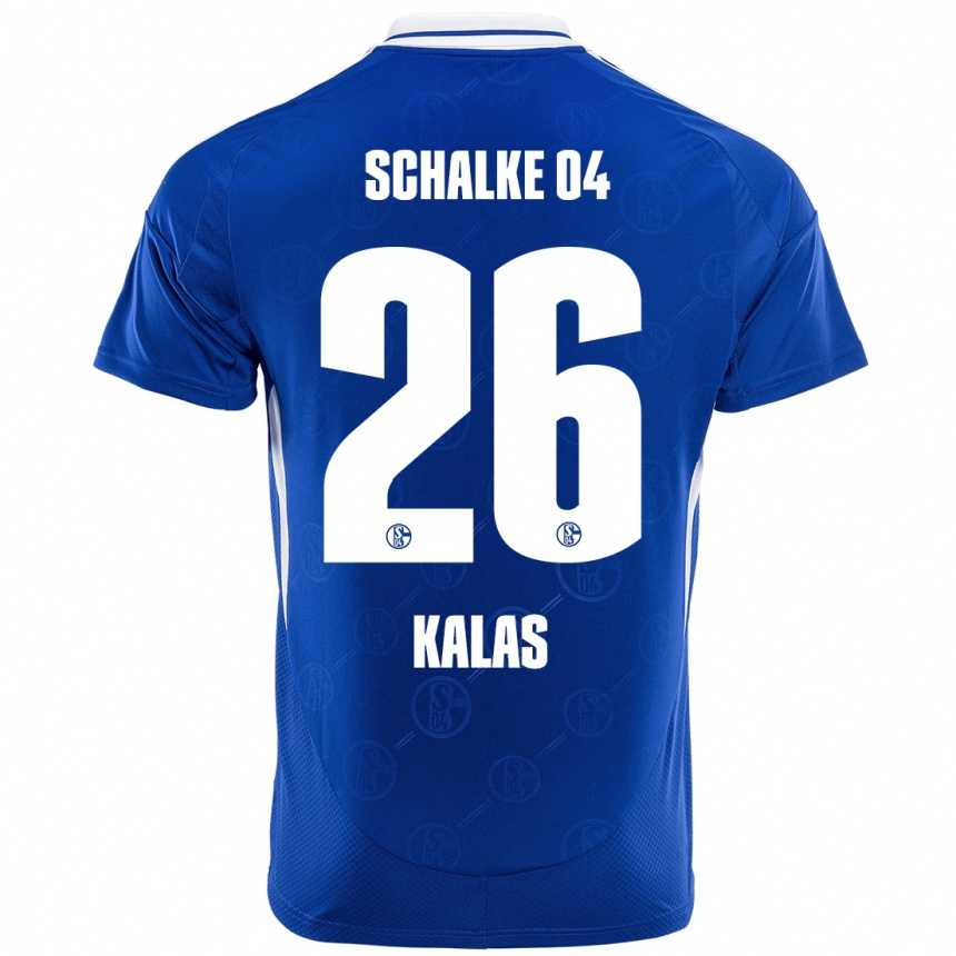 Men Football Tomas Kalas #26 Royal Blue Home Jersey 2024/25 T-Shirt Australia