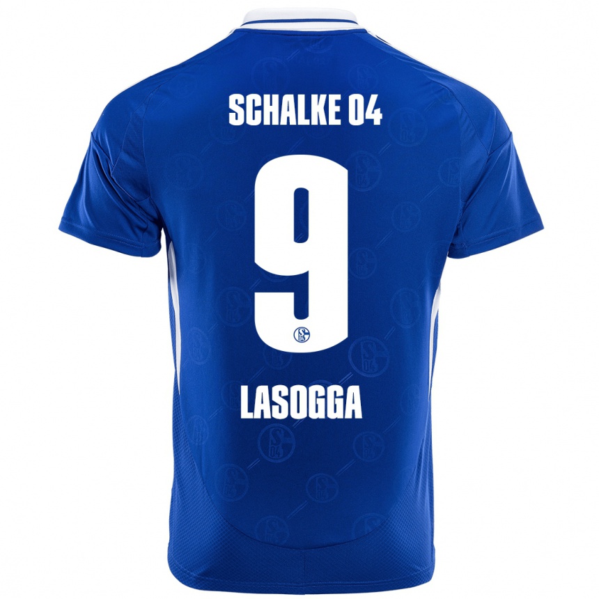 Men Football Pierre-Michel Lasogga #9 Royal Blue Home Jersey 2024/25 T-Shirt Australia