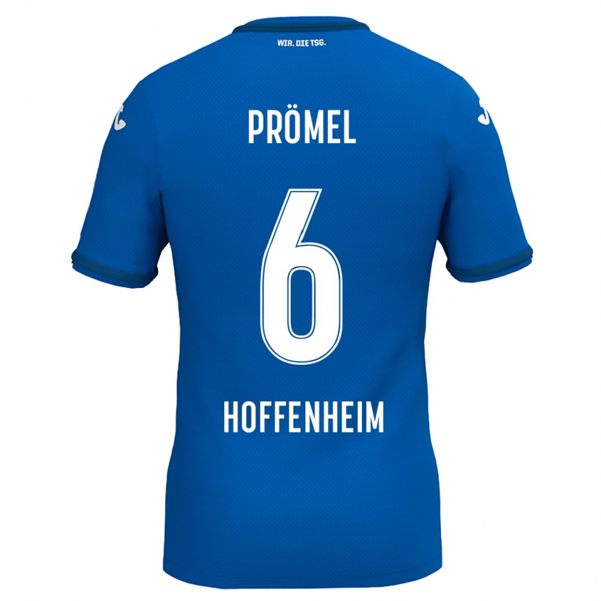 Men Football Grischa Prömel #6 Royal Blue Home Jersey 2024/25 T-Shirt Australia