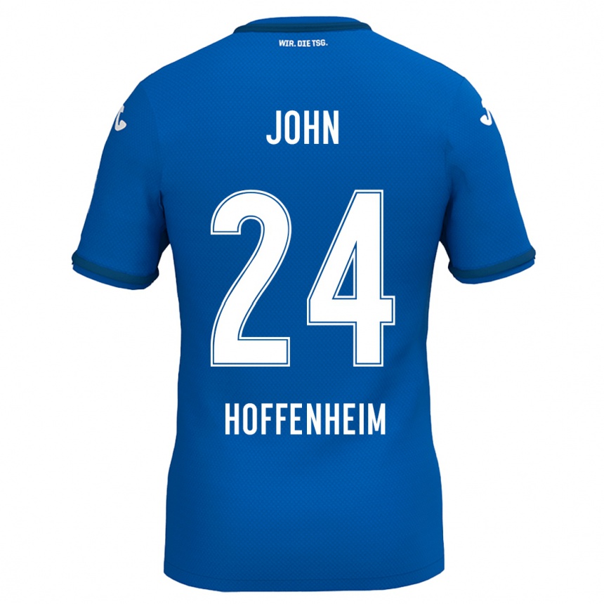 Men Football Marco John #24 Royal Blue Home Jersey 2024/25 T-Shirt Australia