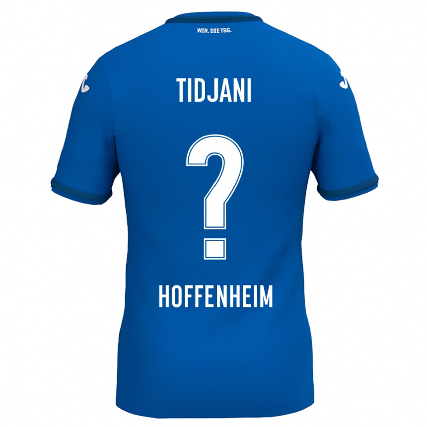 Men Football Nouh Tidjani #0 Royal Blue Home Jersey 2024/25 T-Shirt Australia