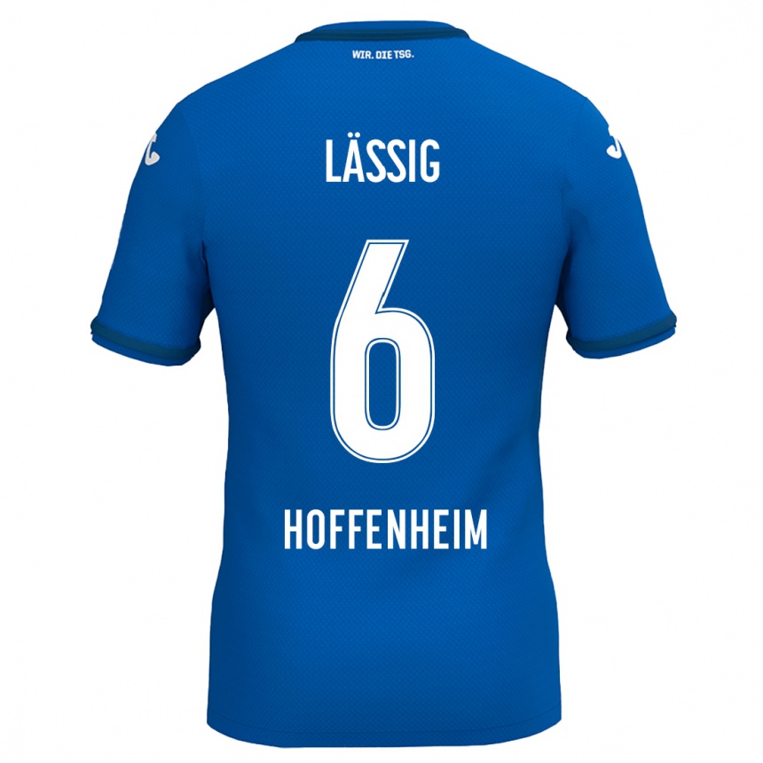 Men Football Valentin Lässig #6 Royal Blue Home Jersey 2024/25 T-Shirt Australia