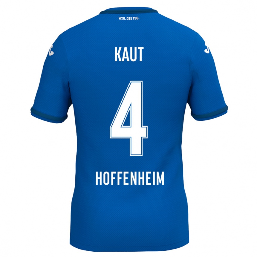 Men Football Lisann Kaut #4 Royal Blue Home Jersey 2024/25 T-Shirt Australia