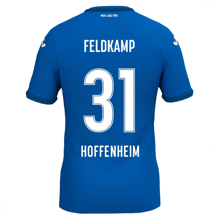 Men Football Jana Feldkamp #31 Royal Blue Home Jersey 2024/25 T-Shirt Australia