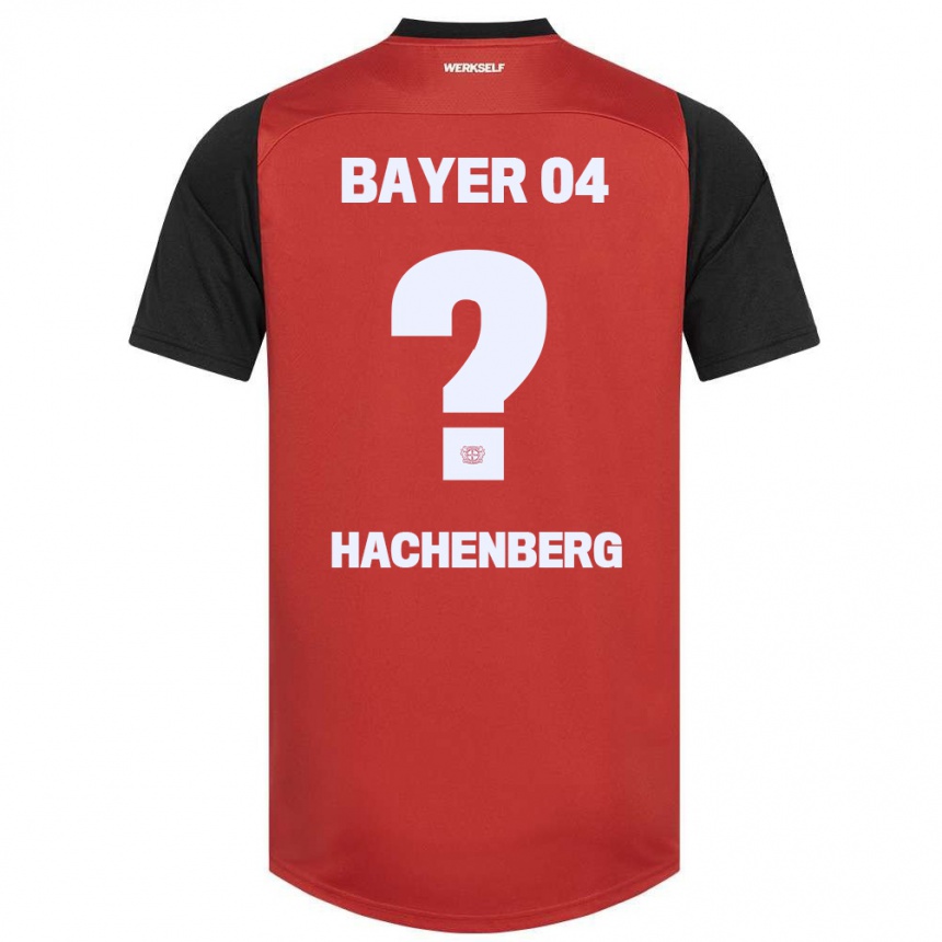 Men Football Merlin Hachenberg #0 Red Black Home Jersey 2024/25 T-Shirt Australia